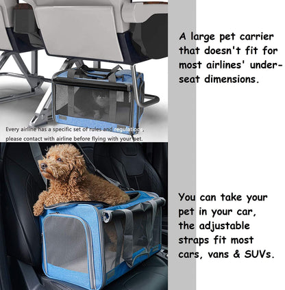 Sac de Transport Chat Grande Taille Respirant