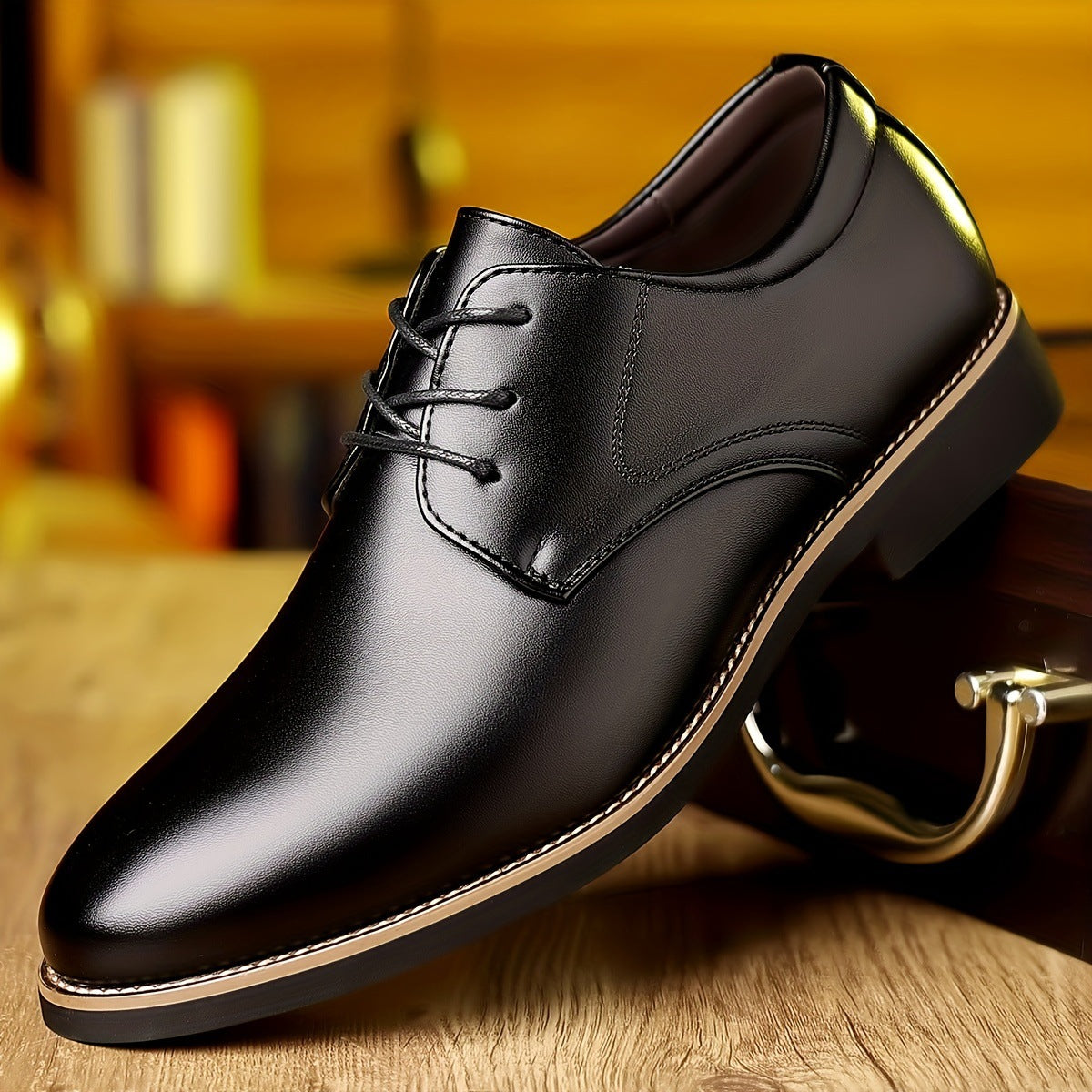 Zapatos de cuero para hombre de negocios